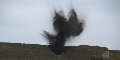 Explozia a avut loc în Poligonul de la Cincu. Foto: arhivă