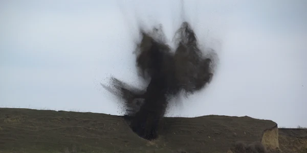 Explozia a avut loc în Poligonul de la Cincu. Foto: arhivă