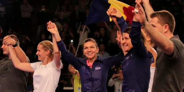 FED CUP - Echipa de tenis a Romaniei FOTO Mediafax 