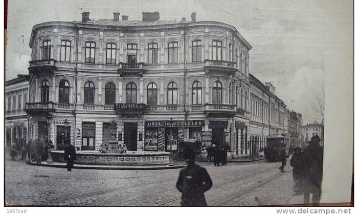 Librăria Școalelor pe Calea Moșilor la început de secol XX  (© delcampe.net)