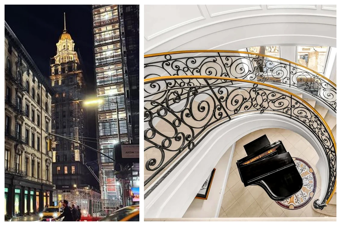 Penthouse-ul cu cupolă aurită din New York, scos la vânzare
