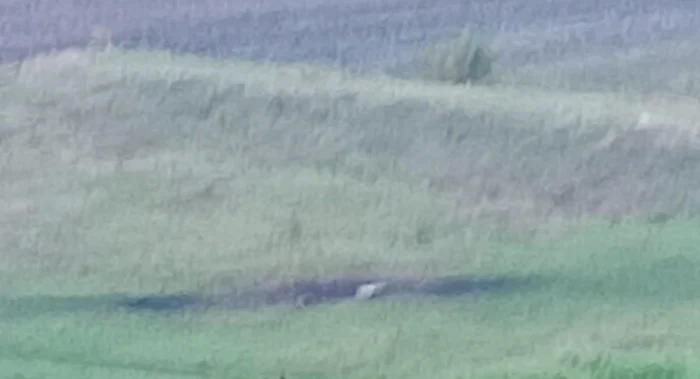 Fragmentele de rachetă au fost depistate în nordul Rep. Moldova. FOTO: Border.gov.md