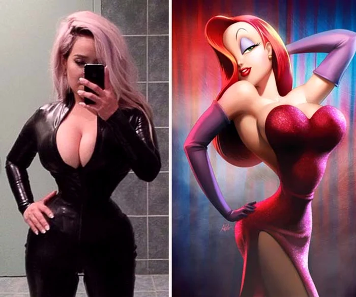 Kelly îşi doreşte să semene cu personajul de desene Jessica Rabbit