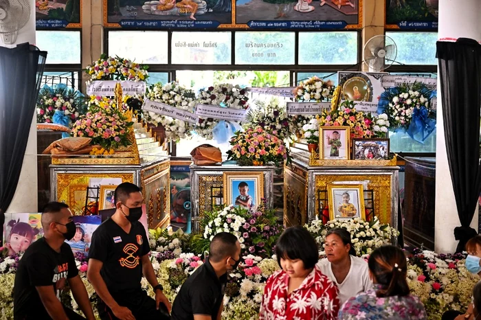 37 de persoane au fost ucise în masacrul de la o creșă din Thailanda FOTO AFP