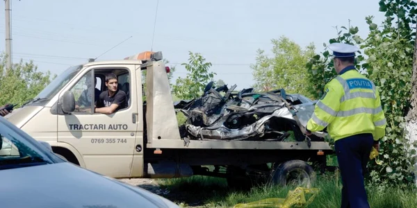 accident Dan Condrea Hexi Pharma FOTO Mediafax