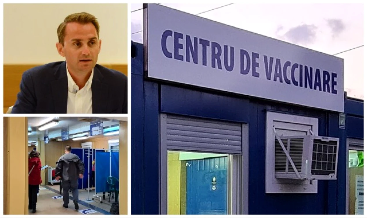 City managerul municipiului Oradea, Mihai Jurca (foto, stânga) vrea camere de supraveghere în centrele de vaccinare pentru a evita vaccinările "la chiuvetă"