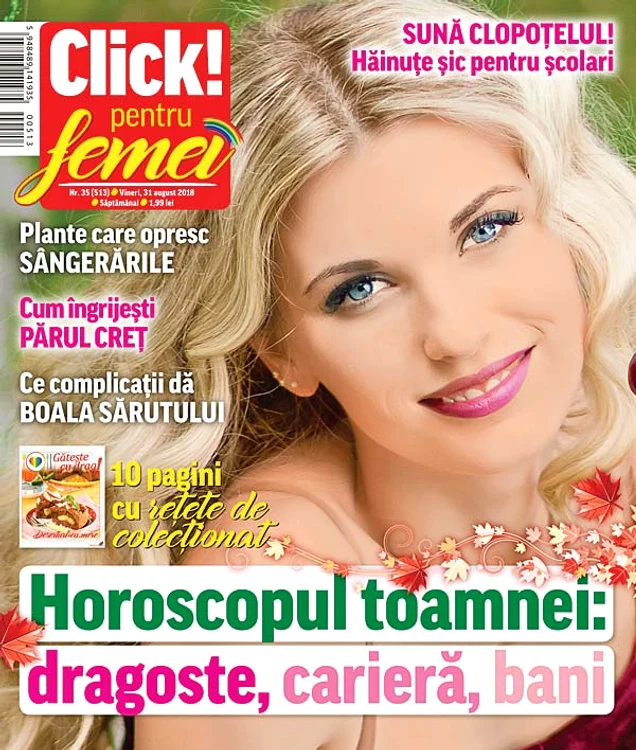 Mai citeşte în revista „Click! pentru femei“ de vineri: Ţinute de şcoală pentru fete şi băieţi