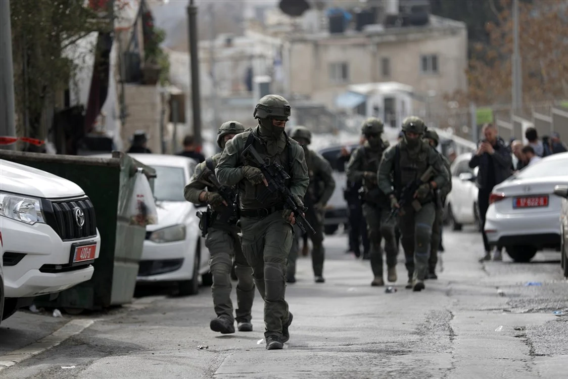 Membri ai forțelor speciale israeliene mobilizați în Ierusalimul de Est FOTO EPA-EFE
