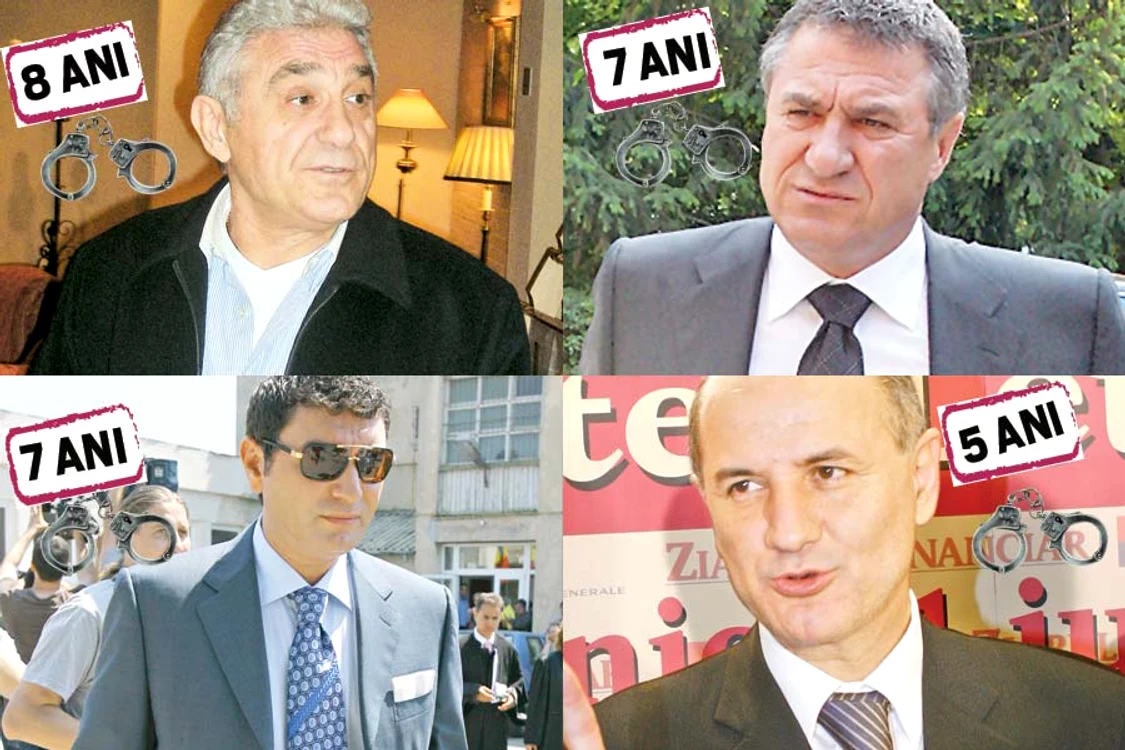 
    Becali Ioan (60 de ani), Becali Victor (50 de ani), Borcea Cristi (42 de ani) si Copos George (59 de ani)  