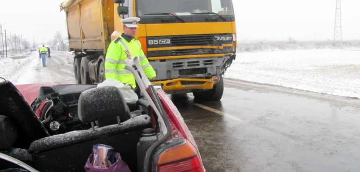 Accidentul a avut loc în jurul orei 9.00 FOTO Adevărul