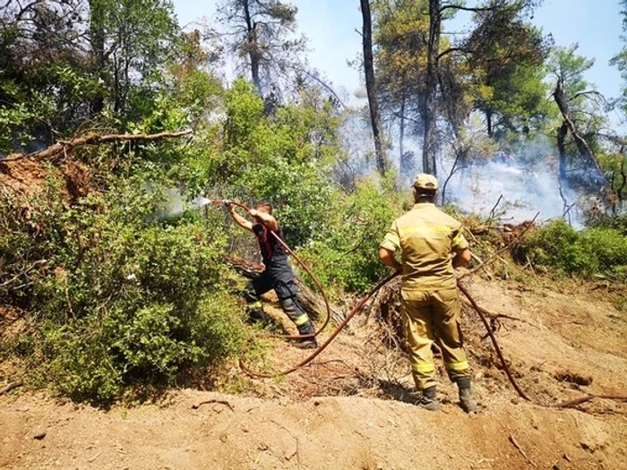 
    Imaginile cu incendiul de vegetație surprinse de dronă  