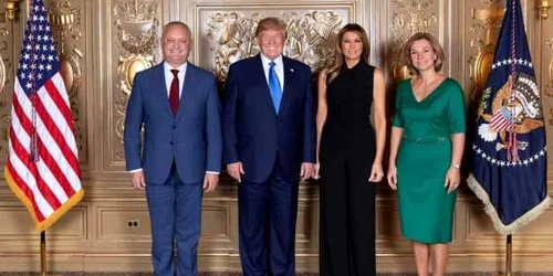 Dodon si Donald Trump