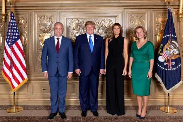 Dodon si Donald Trump