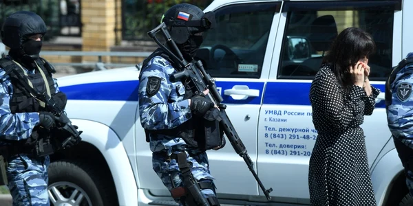 Atac armat cu victime la o şcoală din Kazan Rusia FOTO Profimedia