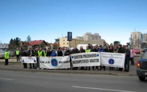 miting politisti brasov