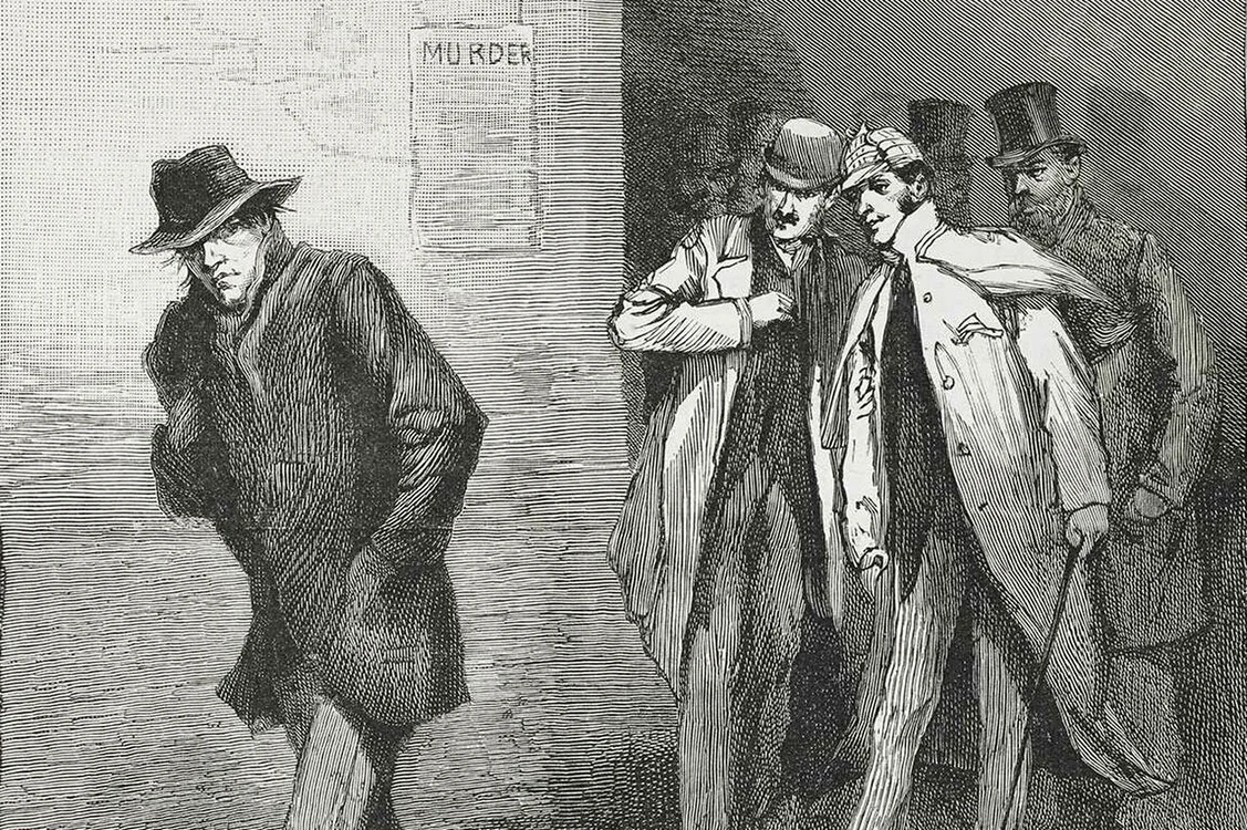 O reconstituire ipotetică a lui Jack Spintecătorul FOTO Illustrated London News