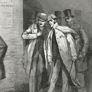 Jack Spintecătorul. Ilustrație publicată de „Illustrated London News”, la 13 octombrie 1888 (© Wikimedia Commons)