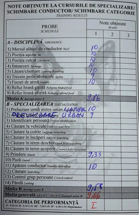 Vog a terminat cursurile cu media 9,66