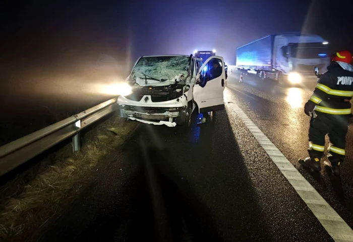 Impactul a fost violent FOTO FB Eveniment Sibiu