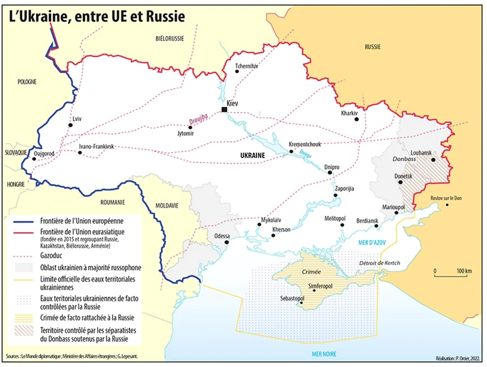 Carte générale de l’Ukraine