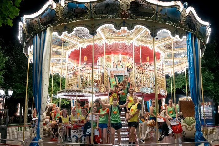 Sportivii s-au și distrat la caruselul din Timișoara 