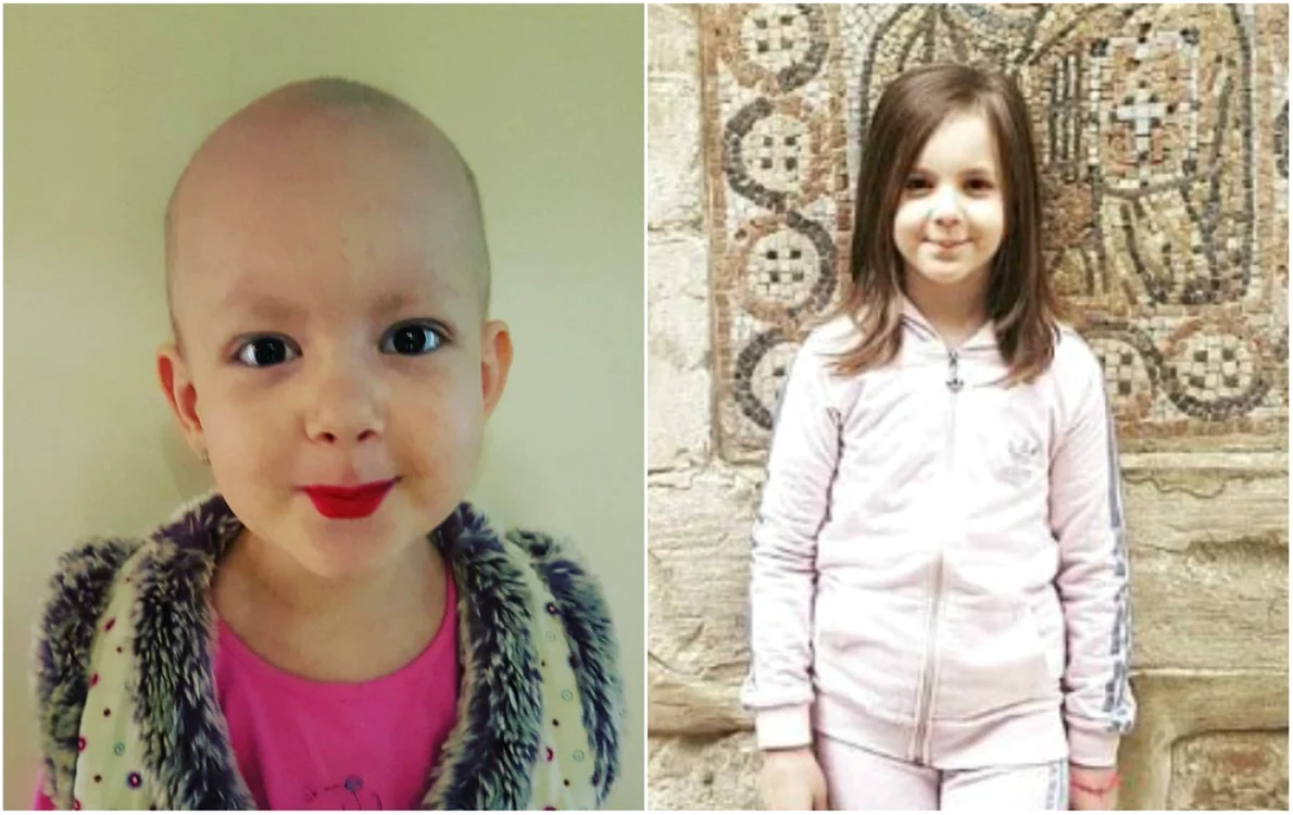 Cezara luptă cu leucemia FOTO Crucea Roşie Sălaj