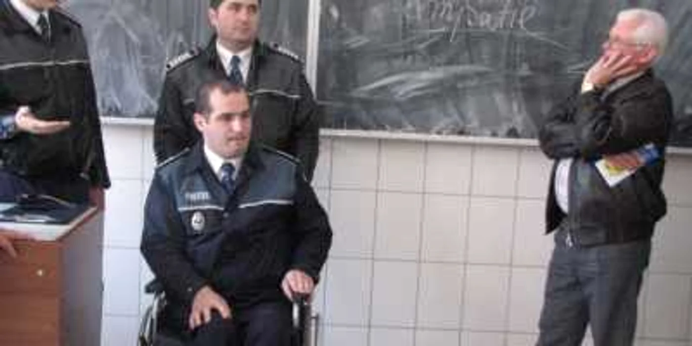 Dobrilă la acţiunea poliţiştilor