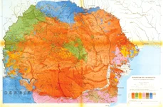 Harta etnică a României, realizată de Emmanuel de Martonne, a stat la baza stabilirii noilor frontiere ale României la Conferința de Pace
