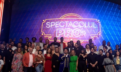 Andreea Esca, alături de colegi, la lansarea grilei PRO TV jpeg