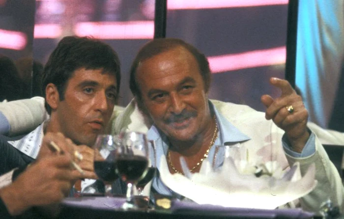 Robert Loggia şi Al Pacino, într-o secvenţă din "Scarface"Foto: Wenn