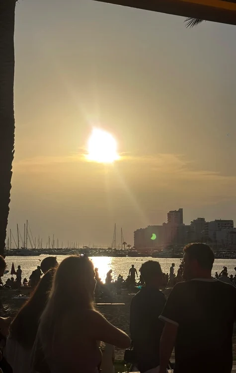 Eclipsa în San Antonio foto: Instagram 