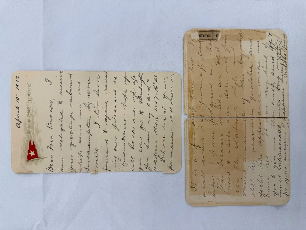 Scrisoarea a fost vândută la licitație pentru 400.000 de dolari FOTO: X