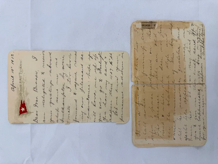 Scrisoarea a fost vândută la licitație pentru 400.000 de dolari FOTO: X