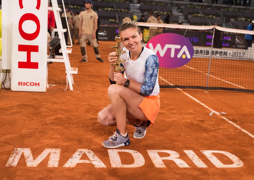 
    Simona Halep a cucerit două titluri la Madrid, în 2016 și în 2017Foto: Guliver/ GettyImages  