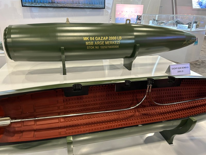 „Furie”, bombă termobarică turcească de o tonă, una dintre cele mai distructive arme convenționale din lume