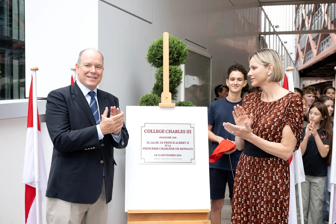 Charlene și Albert de Monaco