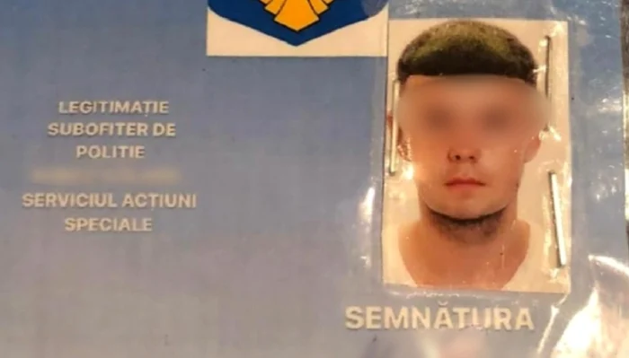 S-a dat polițist pentru a impresiona fetele Foto: Poliția Română