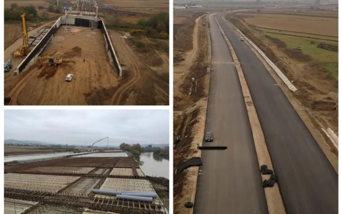 Lucrările pe lotul 2 au avansat în ultimele săptămâni. Foto: Asociaţia Pro Infrastructură