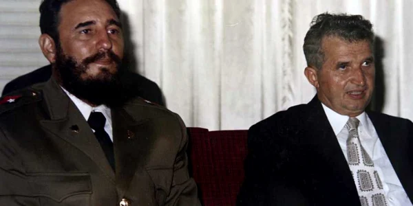 Ceauşescu şi Fidel Castro 