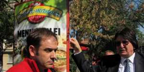 Bogdan Biber, patronul de la Pret a Manger, a ascultat explicaţiile lui Nicolae Robu