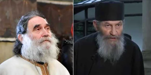 Stareţul Mănăstirii Stânişoara - Vâlcea pr Laurenţiu Popa a murit de COVID - 19 la o zi după Părintele Spiridon de la acelaşi lăcaş de cult Foto colaj