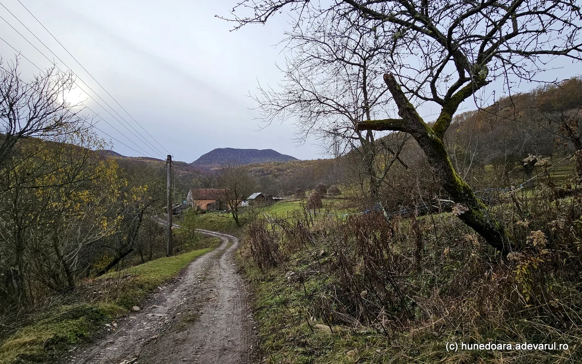Muntele Setraș, văzut din Stăuini. Foto: Daniel Guță. ADEVĂRUL