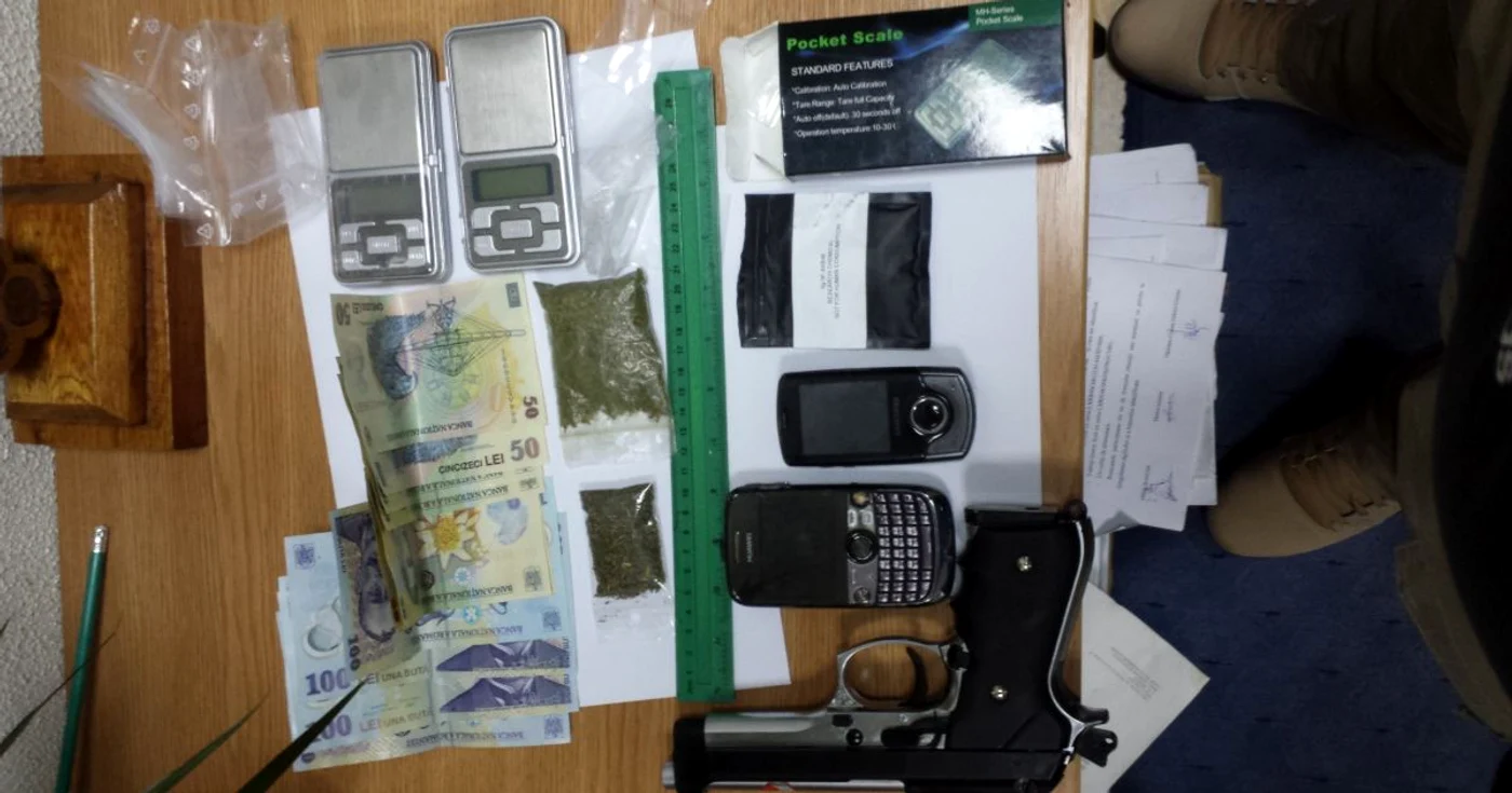 Traficanţii de droguri şi consumatorii au fost aduşi la sediul DIICOT               FOTO IPJ Argeş