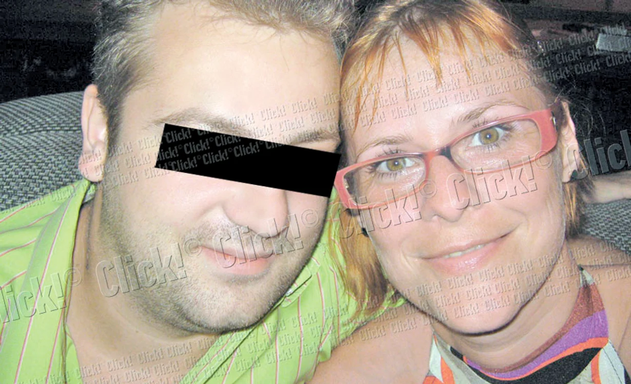 Mălina Olinescu  alături de iubitul ei,  Sebastian Truţă