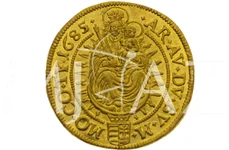 Ducatul emis de împăratul Leopold I în anul 1685, descoperit la Zalău (foto: Muzeul Județean de Istorie și Artă - Zalău)