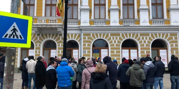 Protest în Satu Mare. Foto arhiva personală Larisa Matei 