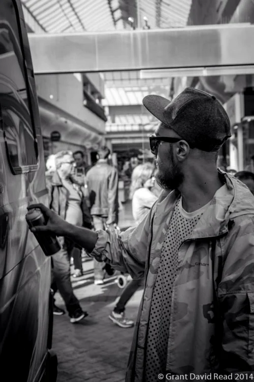 Alexandru Drugescu e cunoscut sub aliasul Masko printre grafferi FOTO Arhivă personală