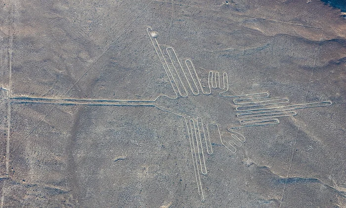 Liniile Nazca: colibriul (el colibrí), în 2015 
