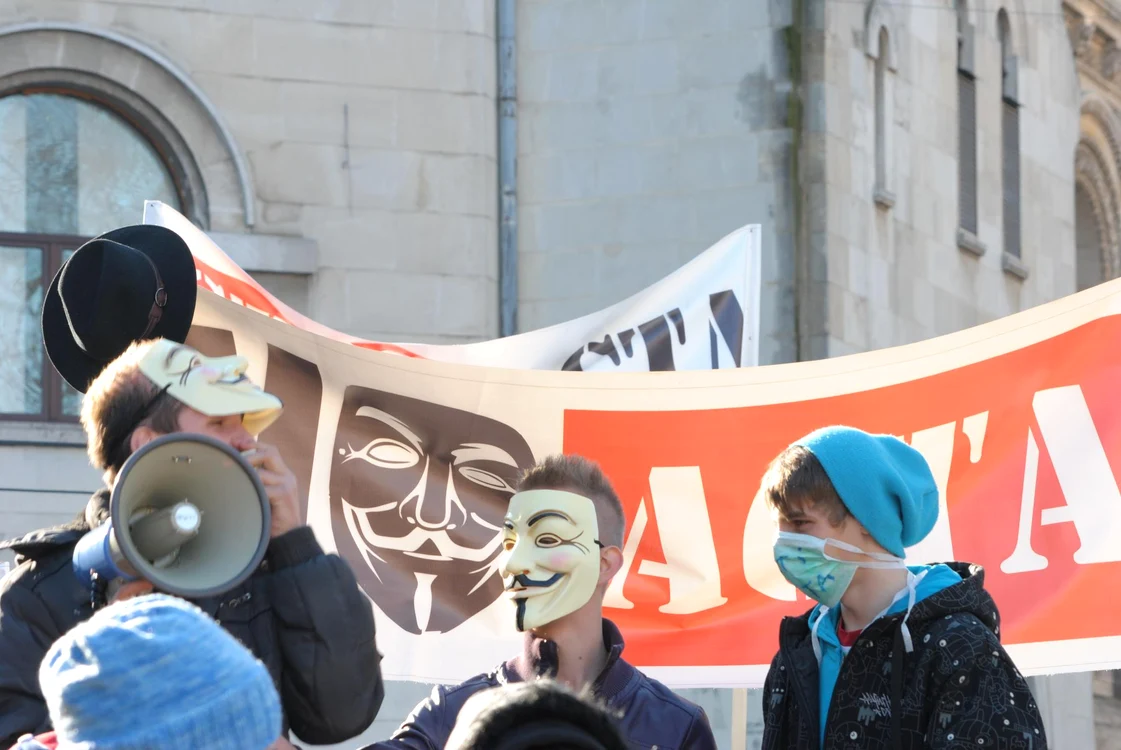 Proteste anti ACTA 25 februarie, Bucureşti