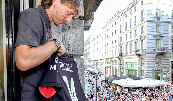 Luka Modrić a schimbat campioantul Spaniei pe cel al Italiei (FOTO: Facebook/AC Milan)